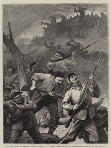 शिपका में तुर्क के साथ, अल्लाह! अल्लाह! रूसियों द्वारा एक असफल हमले के बाद एक तुर्की आरोप